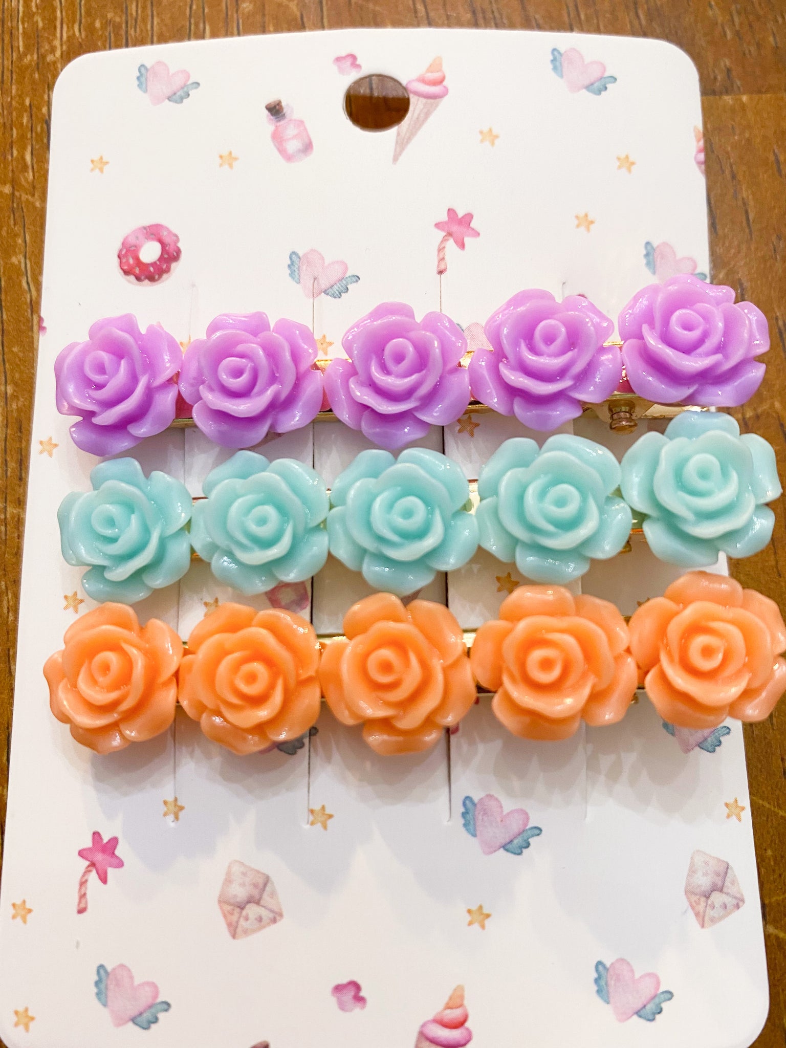 Rose Clips Set