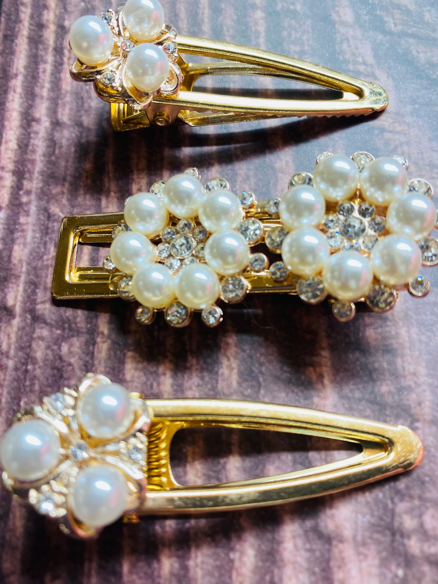 Pearl Hair Clips